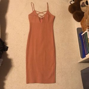 NWOT Strappy Bodycon Dress